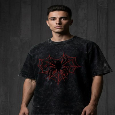 Premium Acid Wash Drop Shoulder T-Shirt